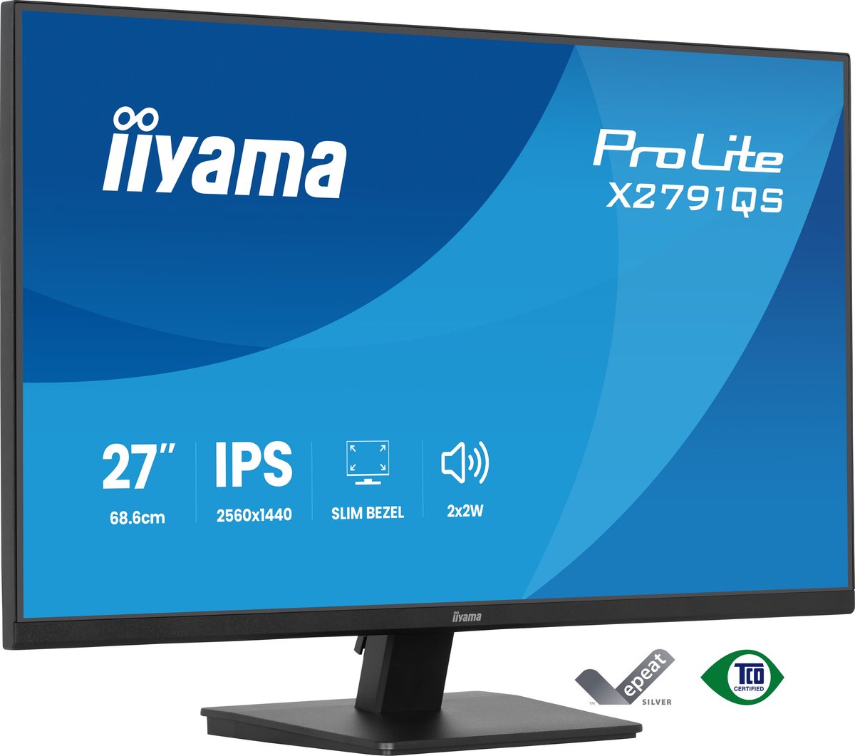 iiyama ProLite X2791QS-B1 27 inch Monito — zo goed als nieuw