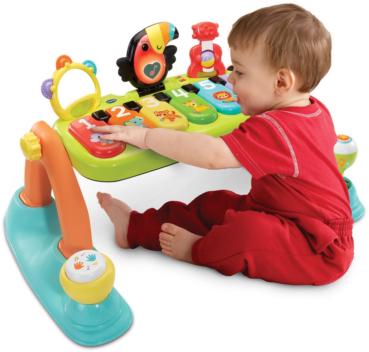 VTech 5 in 1 Muzikale Babygym — zo goed als nieuw