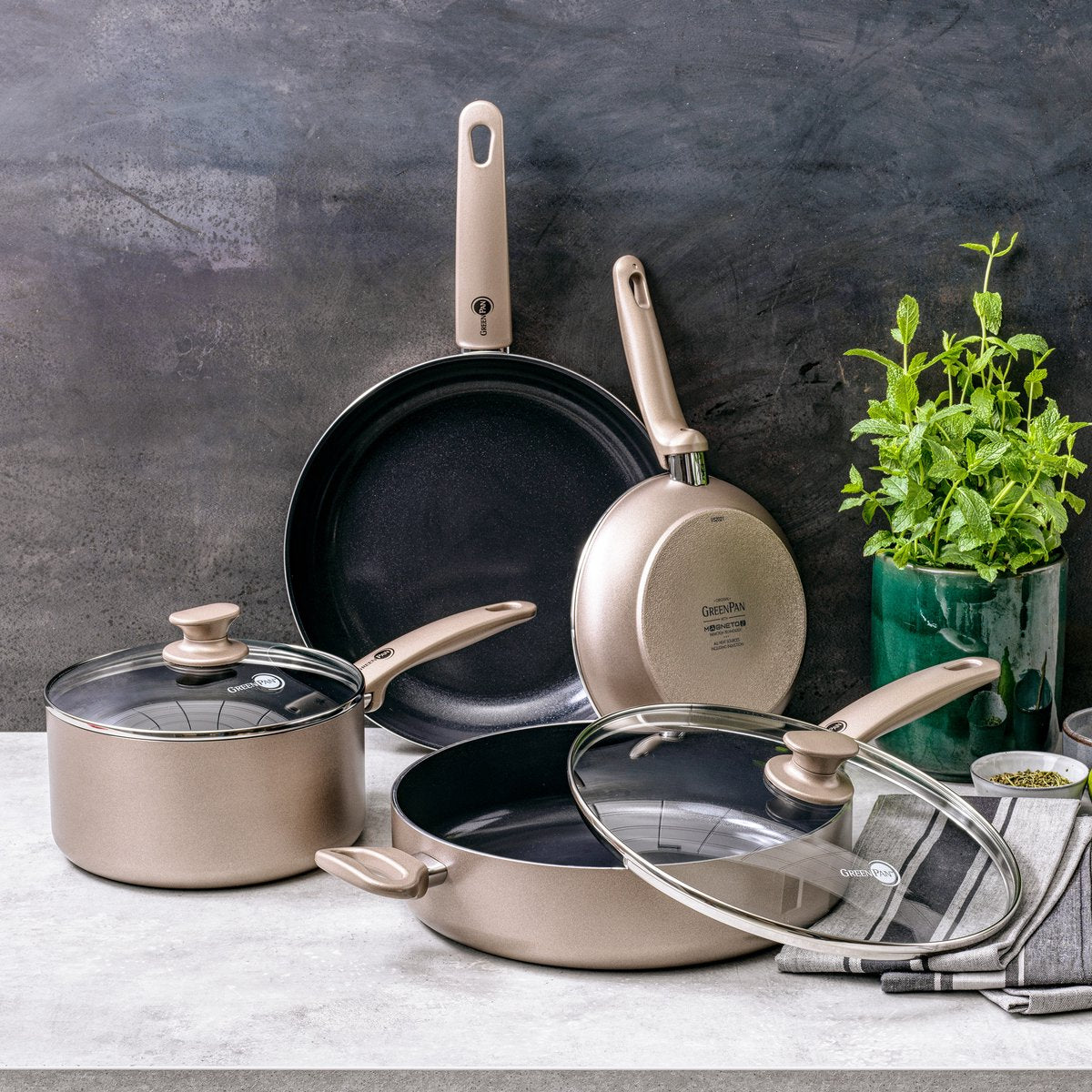 GreenPan Cambridge Koekenpan 20cm — zo goed als nieuw