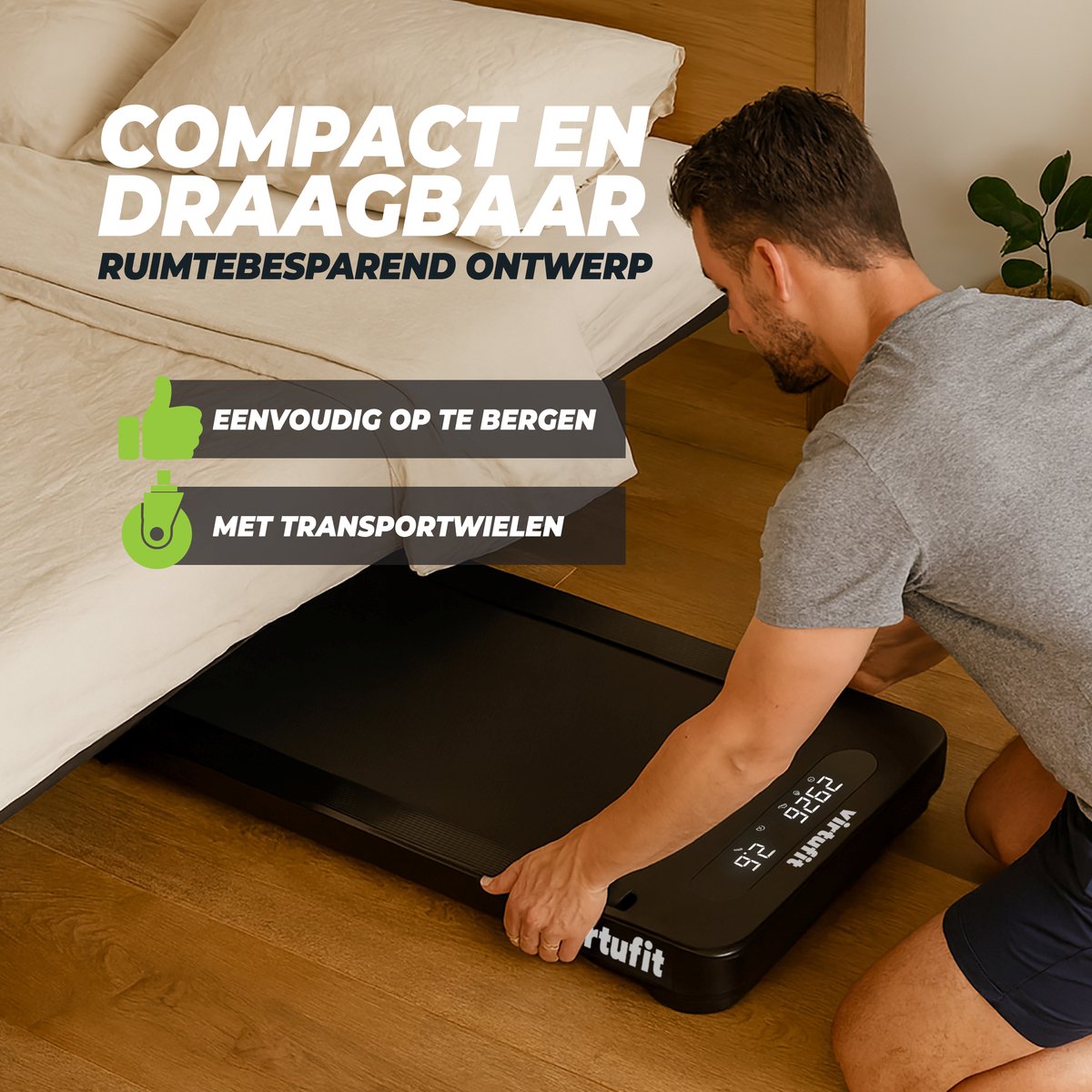 VirtuFit WP100 Walking Pad loopband — zo goed als nieuw
