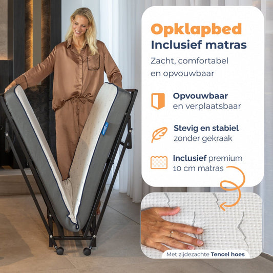 Best Life Opklapbed 90x200 - Vouwbed — zo goed als nieuw