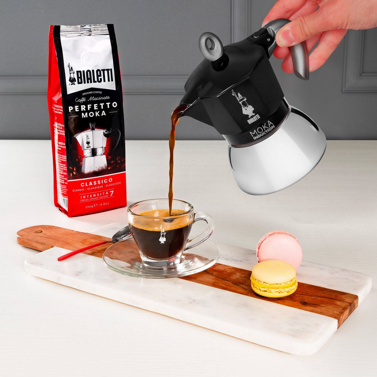 Bialetti Moka Induction Percolator 4 kop — zo goed als nieuw