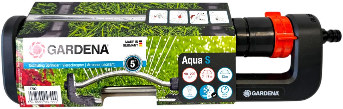 GARDENA Zwenksproeier Aqua M — nieuw