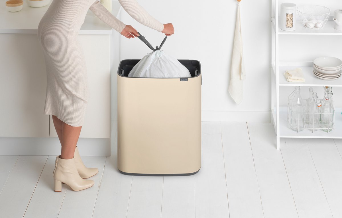 Brabantia Bo Touch Bin prullenbak 60L — Beschadigd