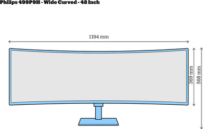 Philips 499P9H UltraWide Monitor — nieuw