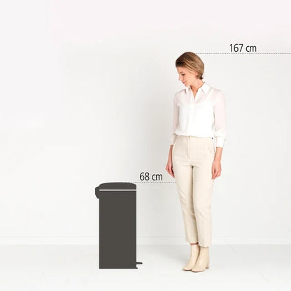 Brabantia NewIcon Prullenbak 30L — beschadigd