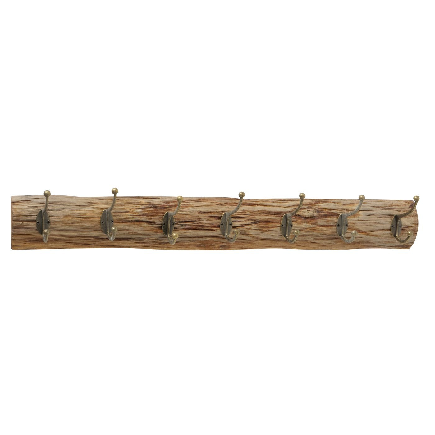 Jassen kapstok haken hout/staal 75 cm — gebruikt
