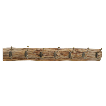Jassen kapstok haken hout/staal 75 cm — gebruikt