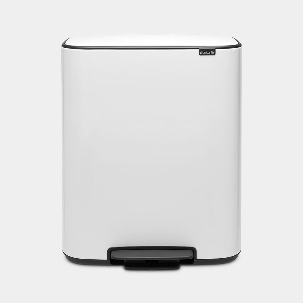 Brabantia Bo Prullenbak - 60 liter - White — Nieuw maar beschadigd
