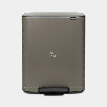 Brabantia Bo Prullenbak 60 liter — Nieuw maar beschadigd