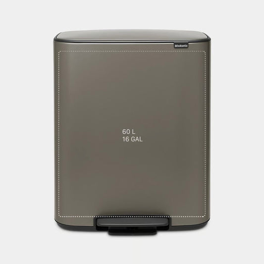 Brabantia Bo Prullenbak 60 liter — nieuw