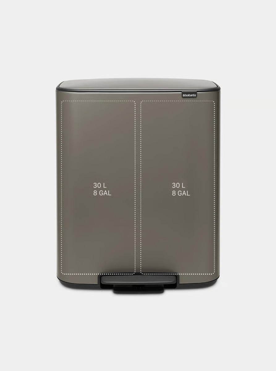 Brabantia Bo Prullenbak - 2 x 30 liter — nieuw