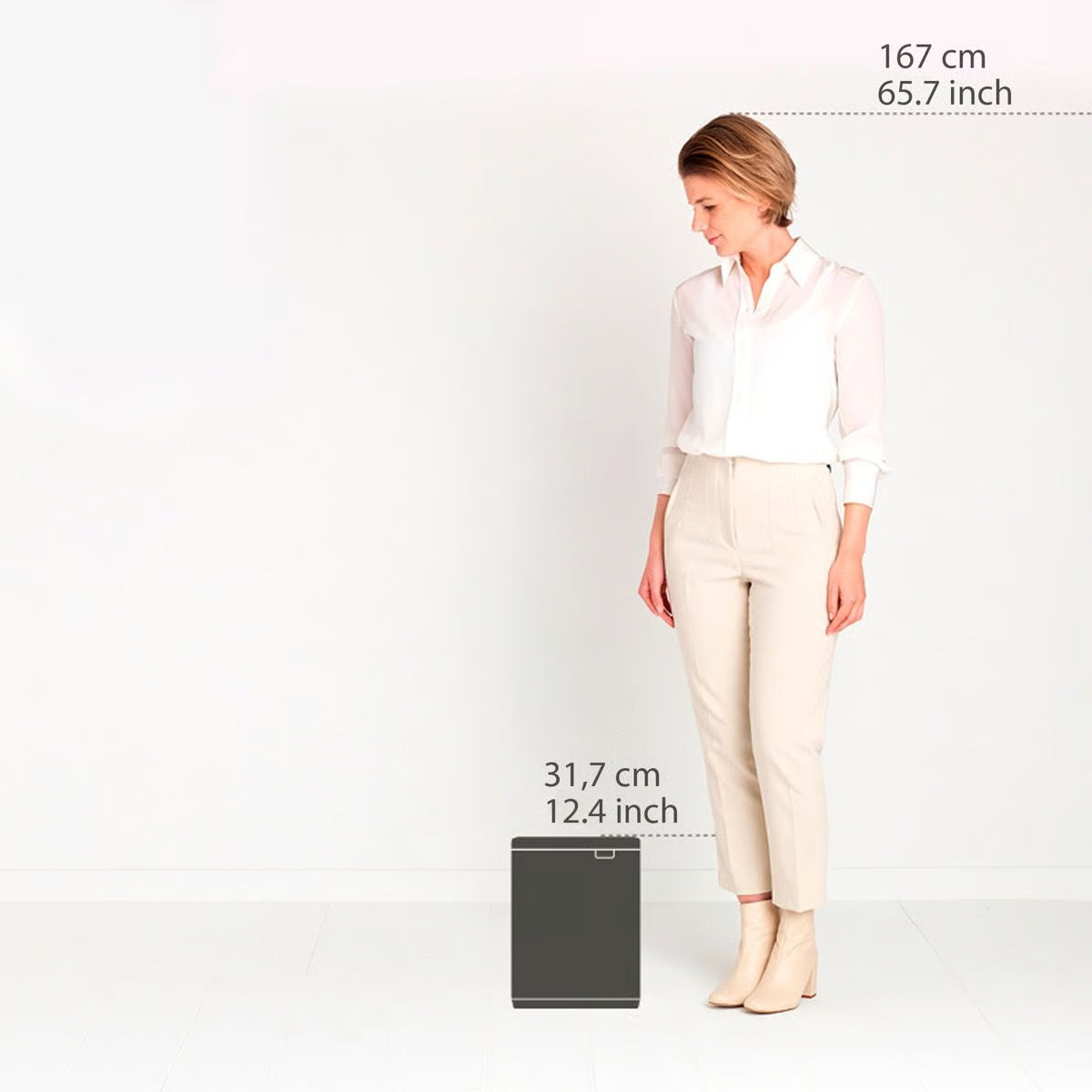 Brabantia Bo Prullenbak 7L Badkamer — zo goed als nieuw