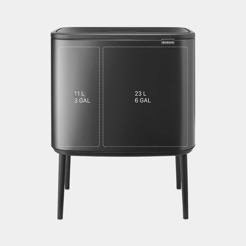 Brabantia Bo Touch Bin Prullenbak 11 + 23 liter — nieuw