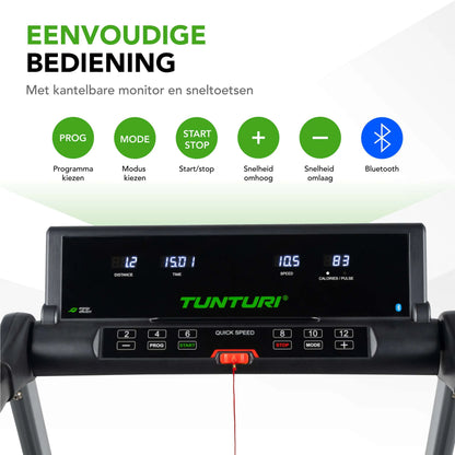 Tunturi Cardio Fit T25 Loopband Inklapba — zo goed als nieuw