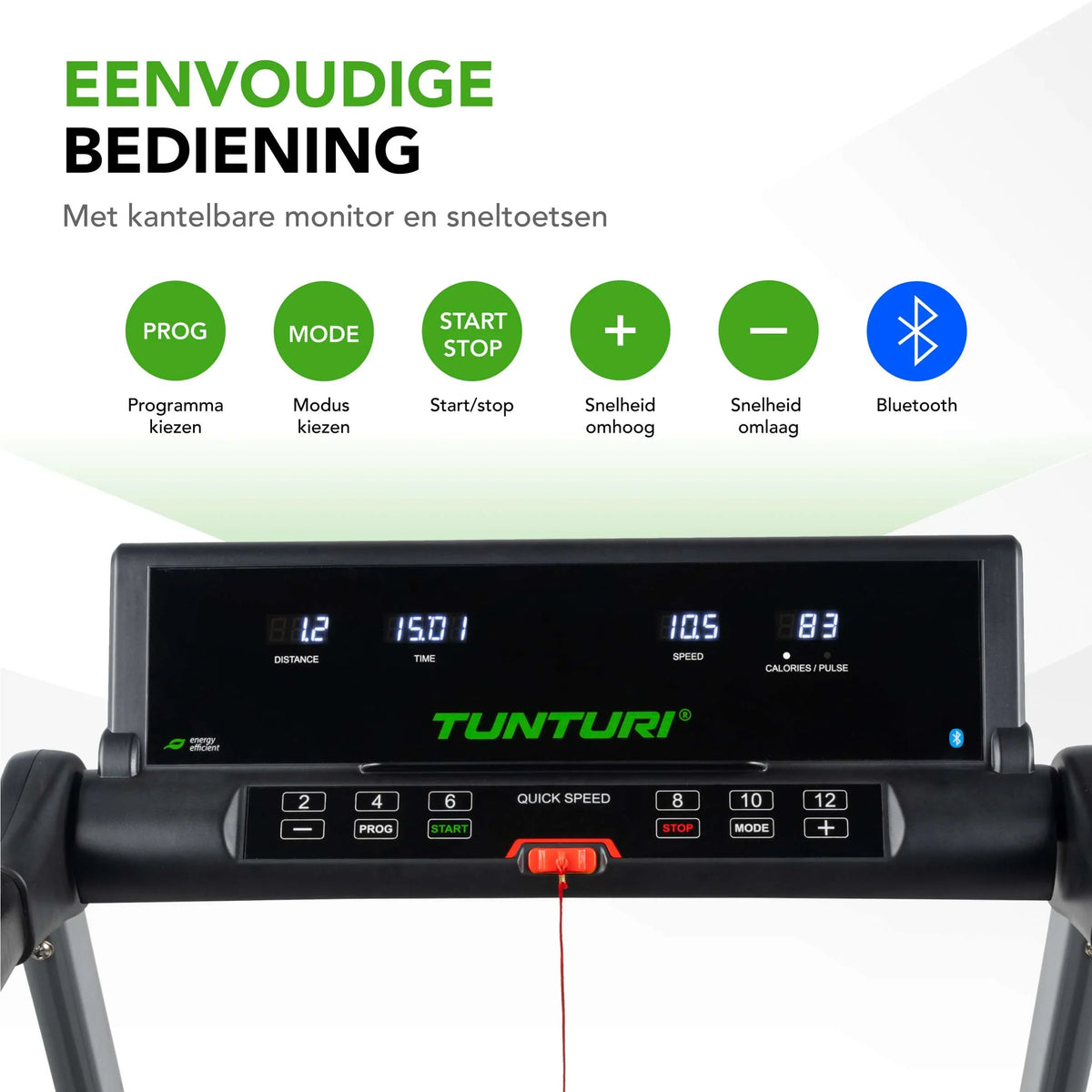 Tunturi Cardio Fit T25 Loopband Inklapba — zo goed als nieuw