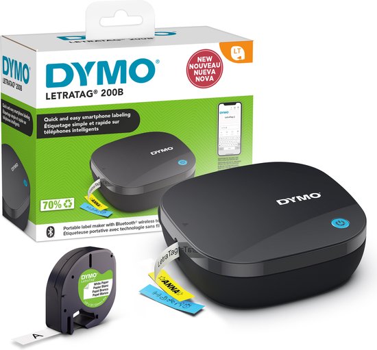 DYMO LetraTag 200B labelprinter — zo goed als nieuw