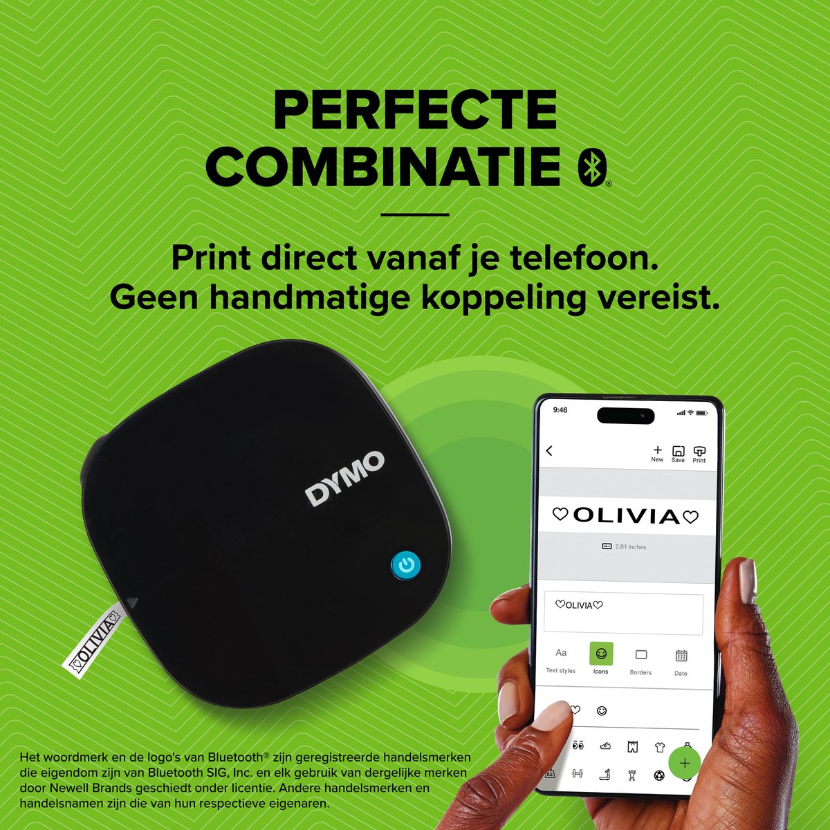 DYMO LetraTag 200B labelprinter — zo goed als nieuw