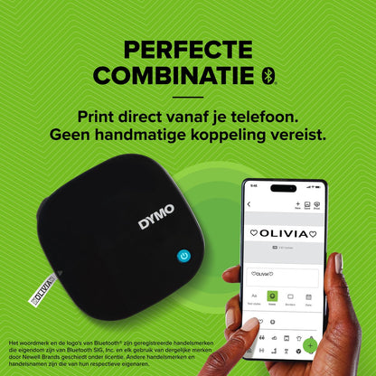 DYMO LetraTag 200B labelprinter — zo goed als nieuw