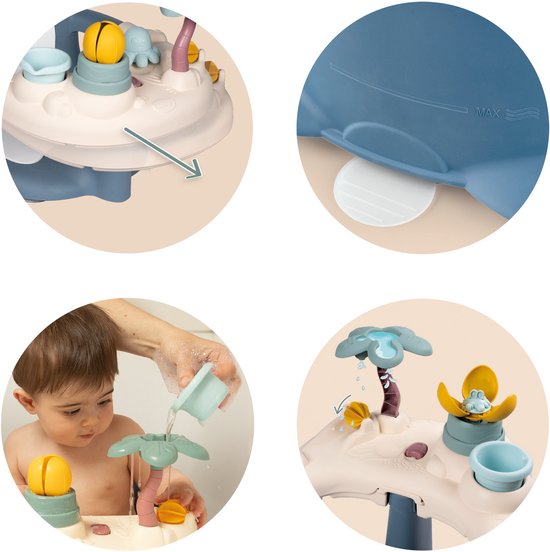 Smoby baby badzitje met accessoires — zo goed als nieuw