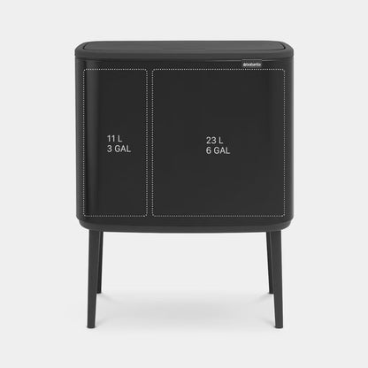 Brabantia Bo Touch Bin prullenbak 34L — zo goed als nieuw