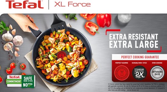 Tefal XL Force Wokpan Ø 28 cm — nieuw