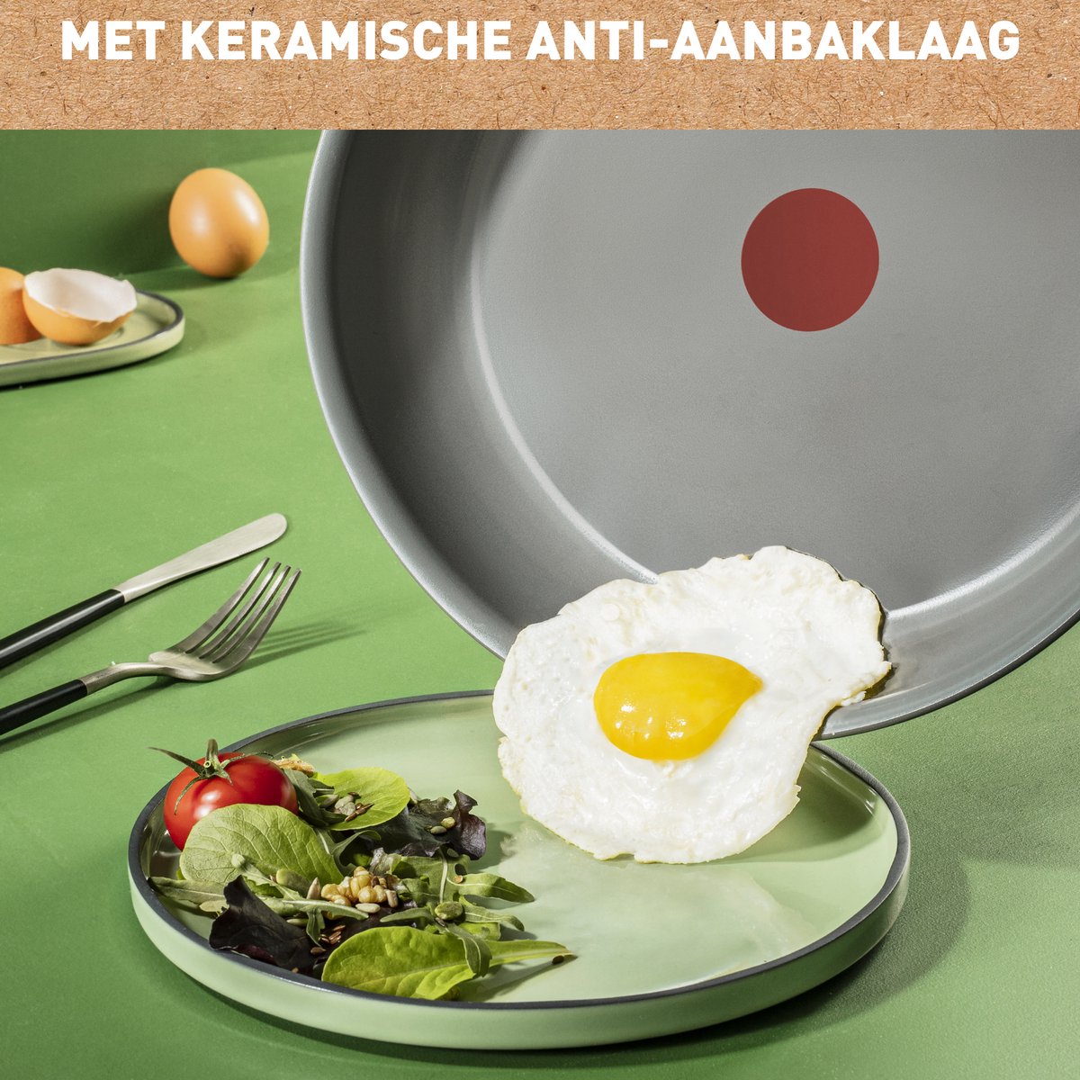 Tefal Revive Hapjespan Ø24 cm met Deksel — nieuw