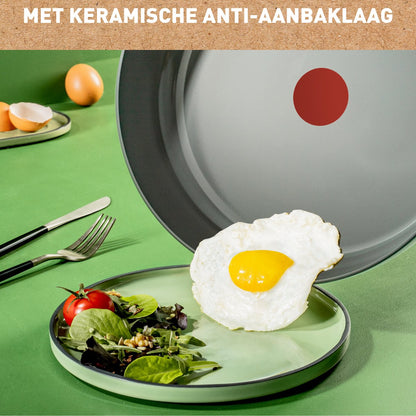 Tefal Renew ON Koekenpannenset Ø20/Ø24/Ø — zo goed als nieuw