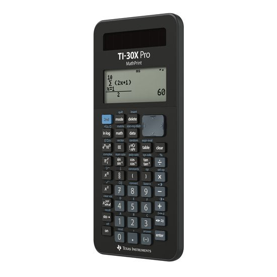 Texas Instruments TI-30X Pro MathPrint CAS Wetenschappelijke Rekenmachine - Zwart — Zeer goed