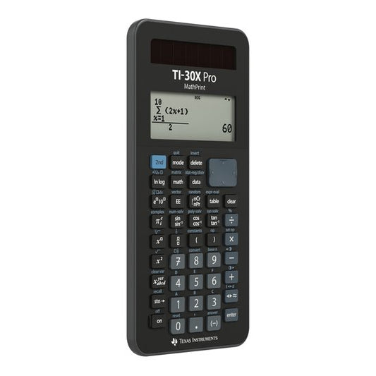 Texas Instruments TI-30X Pro MathPrint CAS Wetenschappelijke Rekenmachine - Zwart — Zeer goed