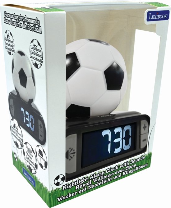 Digitale wekker 3D nachtlampje — zo goed als nieuw