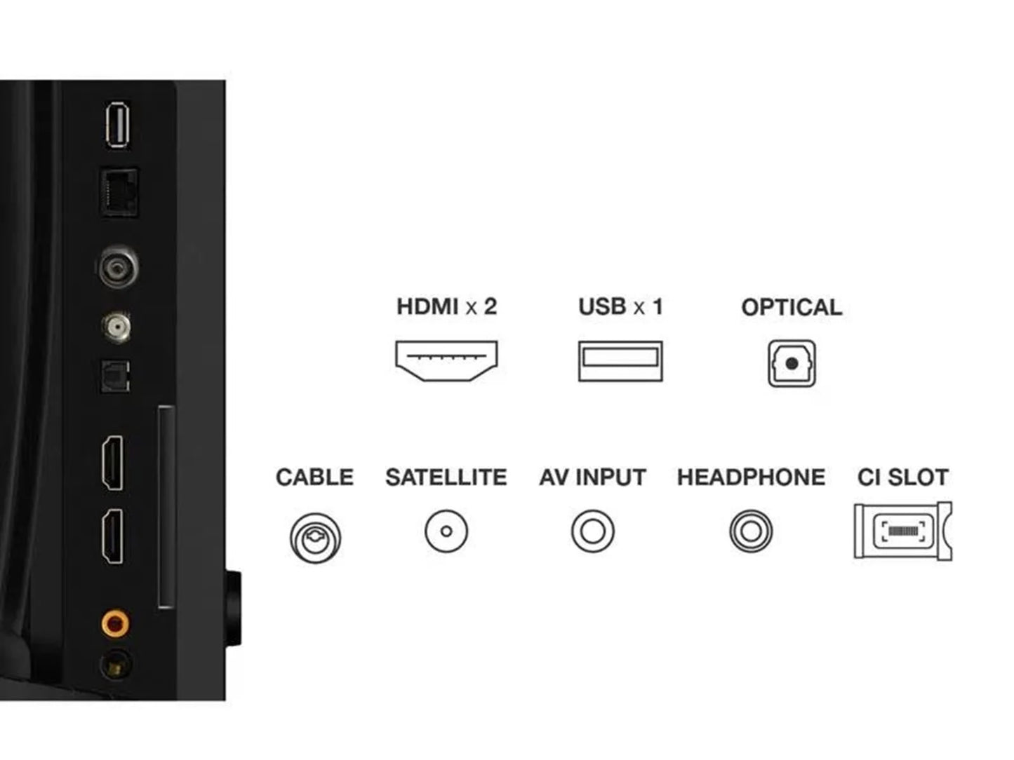 TCL32V4C 32 inch Smart TV — nieuw