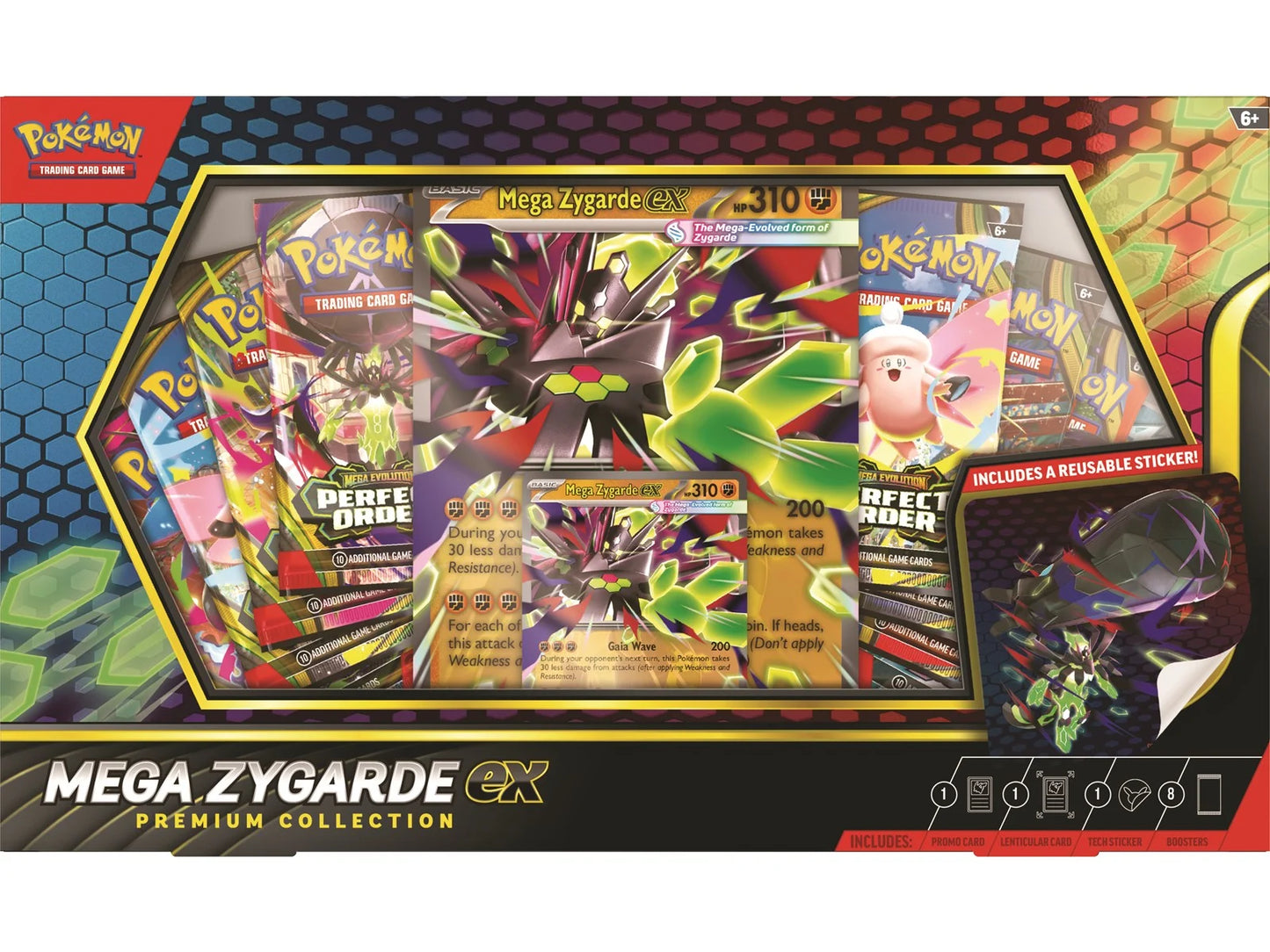 Pokémon Mega Zygarde Premium ex Box — nieuw