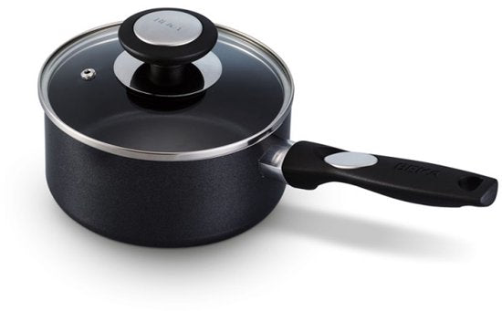 Beka Pro Induc Steelpan met Deksel en Keramische Antikleeflaag - PFAS vrij - Ø 16cm — Zeer goed
