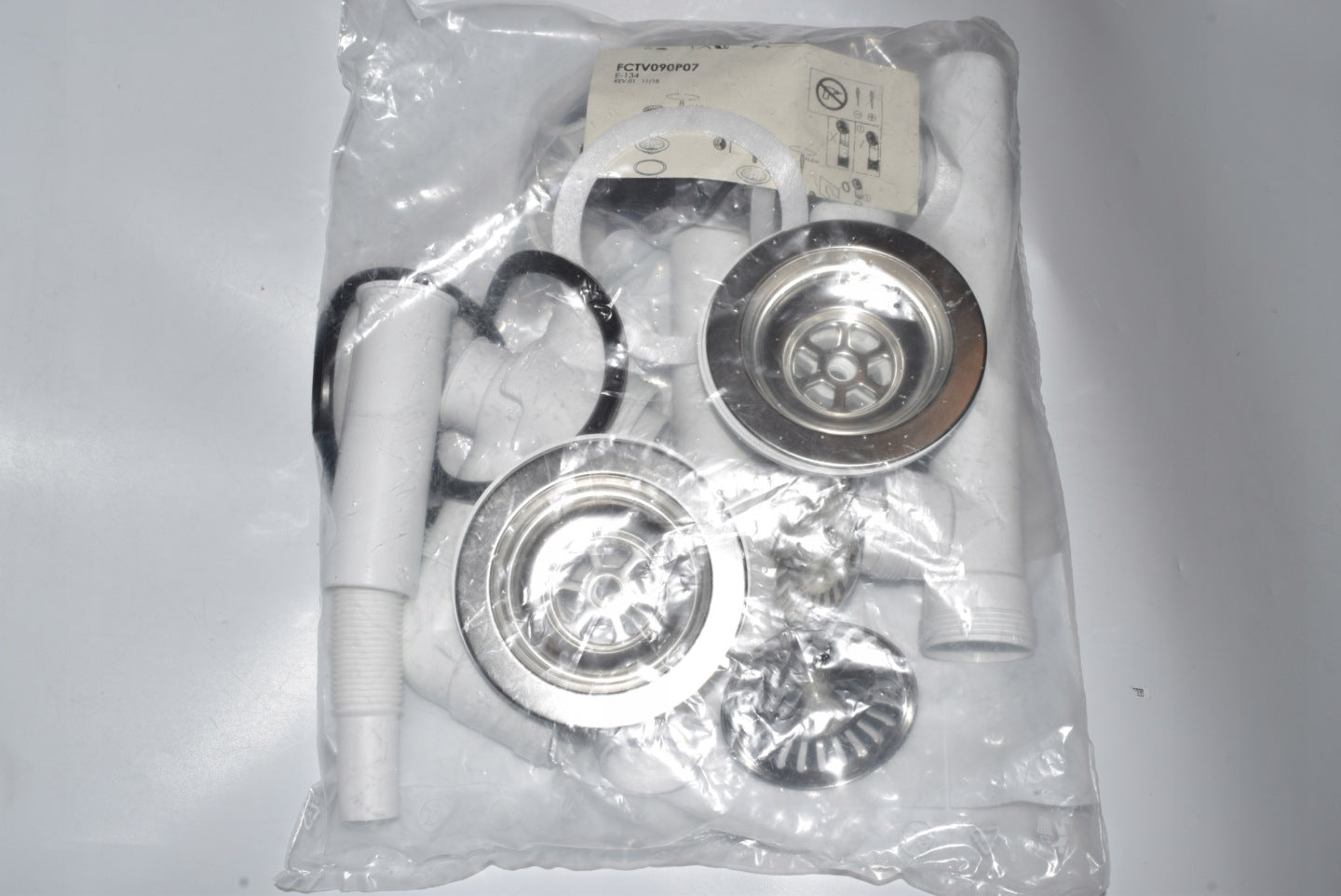 Afvoerkit met overloop