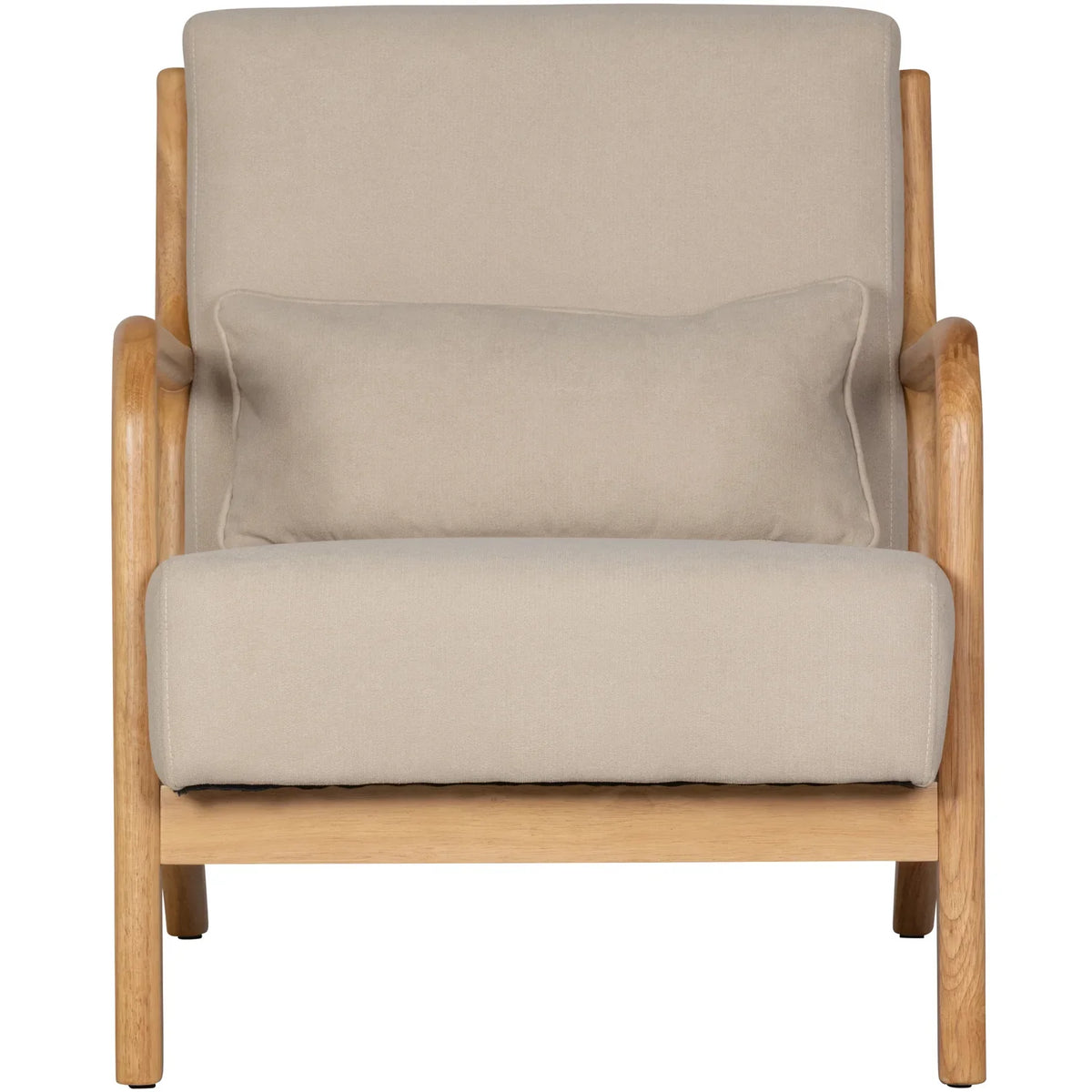 WOOOD Mark Fauteuil - Stof - Naturel — nieuw