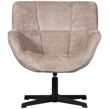 WOOOD Wibo Draaifauteuil Chenille — zo goed als nieuw