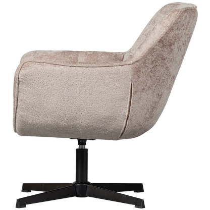 WOOOD Wibo Draaifauteuil Chenille — zo goed als nieuw