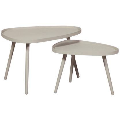 WOOOD Nissa Bijzettafels set van 2 — nieuw