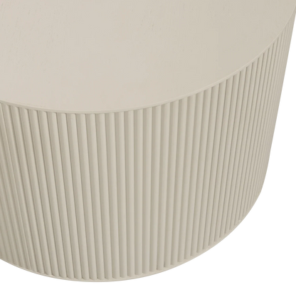 WOOOD Sanne Bijzettafel MDF Antique Beige — nieuw