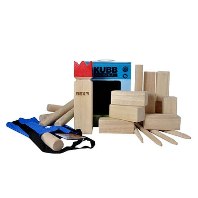 Bex Kubb Original Vikingschaak buitenspe — zo goed als nieuw