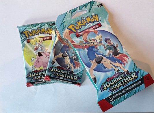 2 pakjes Pokémon TCG Journey Together Sleeved Booster — Nieuw