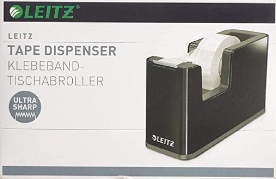 Leitz Dual Plakbandhouder - Zwart — zo goed als nieuw