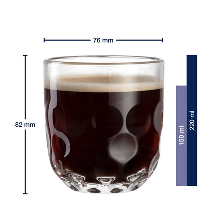 Leonardo GOCCE 1 Koffieglas set/2 — nieuw