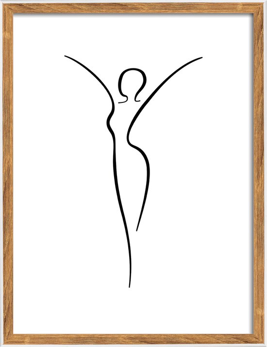 Walther Silhouette Houten lijst 30x40 cm — zo goed als nieuw