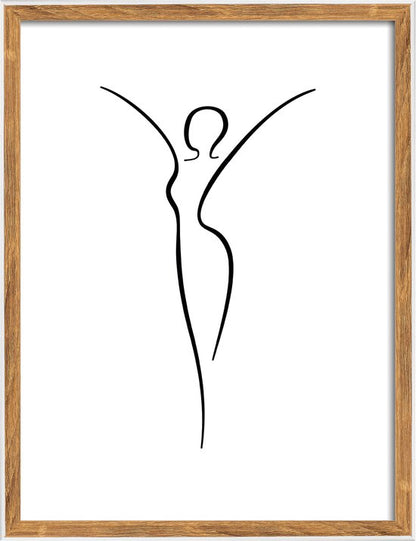 Walther Silhouette Houten lijst 30x40 cm — zo goed als nieuw