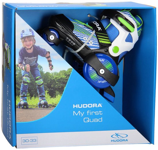 HUDORA My First Rolschaatsen mt 30-33 — zo goed als nieuw