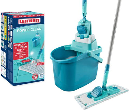 Leifheit Power Clean vloerwisser M compl — zo goed als nieuw