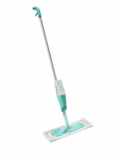 Leifheit Easy Spray XL floor mop with spray handle in turquoise and grey
