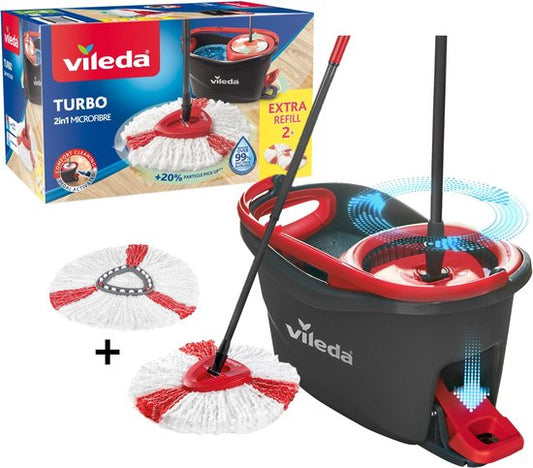 Vileda Turbo Dweilsysteem - Mopset — zo goed als nieuw